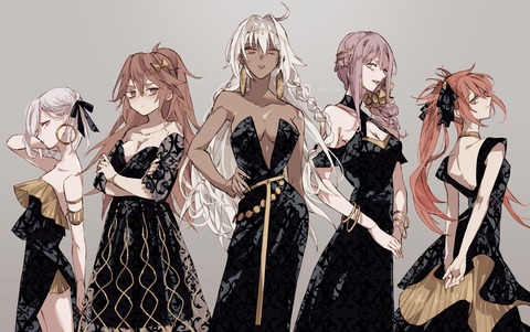 Fgo ドレスコーデなインド勢イラスト 男女共に美しいな Fgoまとめ カルデア速報