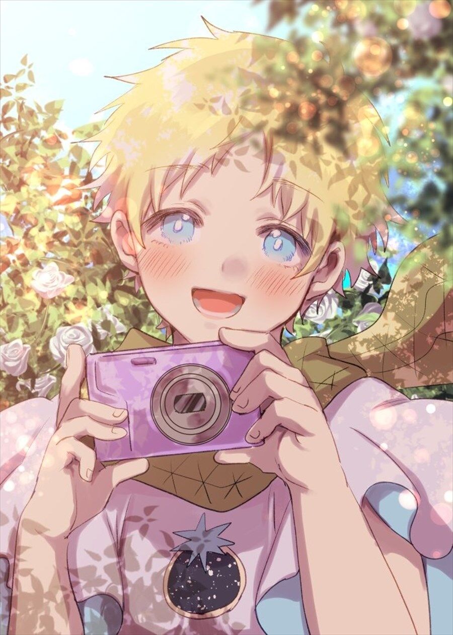 Fgo カメラをもったボイジャー君イラスト 撮ってくれるの
