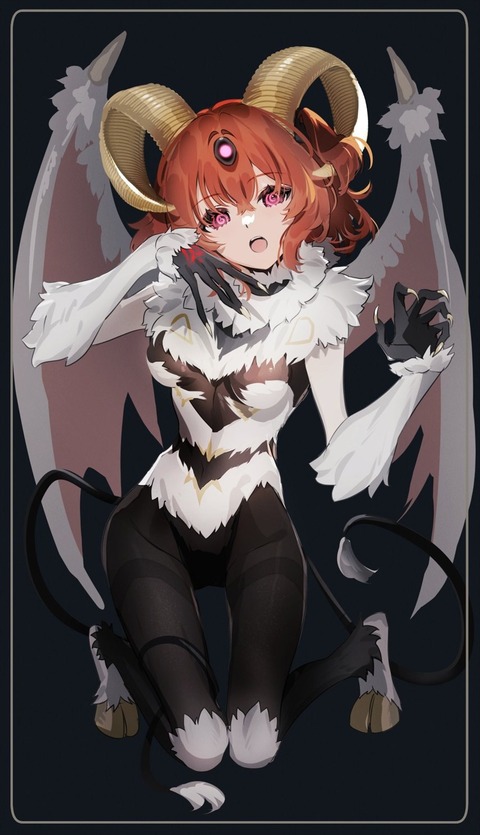 Fgo ビースト化したぐだ子イラスト ヤギ角いいですね Fgoまとめ カルデア速報