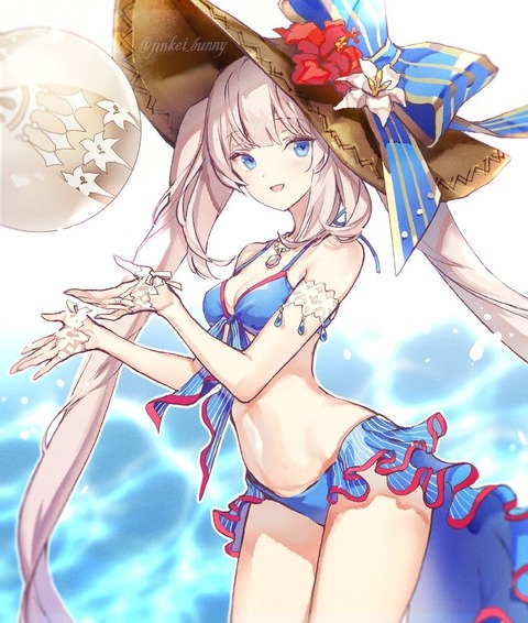Fgo 水着マリー王妃イラスト マリー王妃 最高すぎます Fgoまとめ カルデア速報