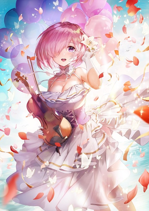 Fgo バイオリンをもったドレスマシュイラスト 綺麗だよマシュ Fgoまとめ カルデア速報 Fgo バイオリンをもったドレスマシュイラスト 綺麗だよマシュ Fgoまとめ カルデア速報