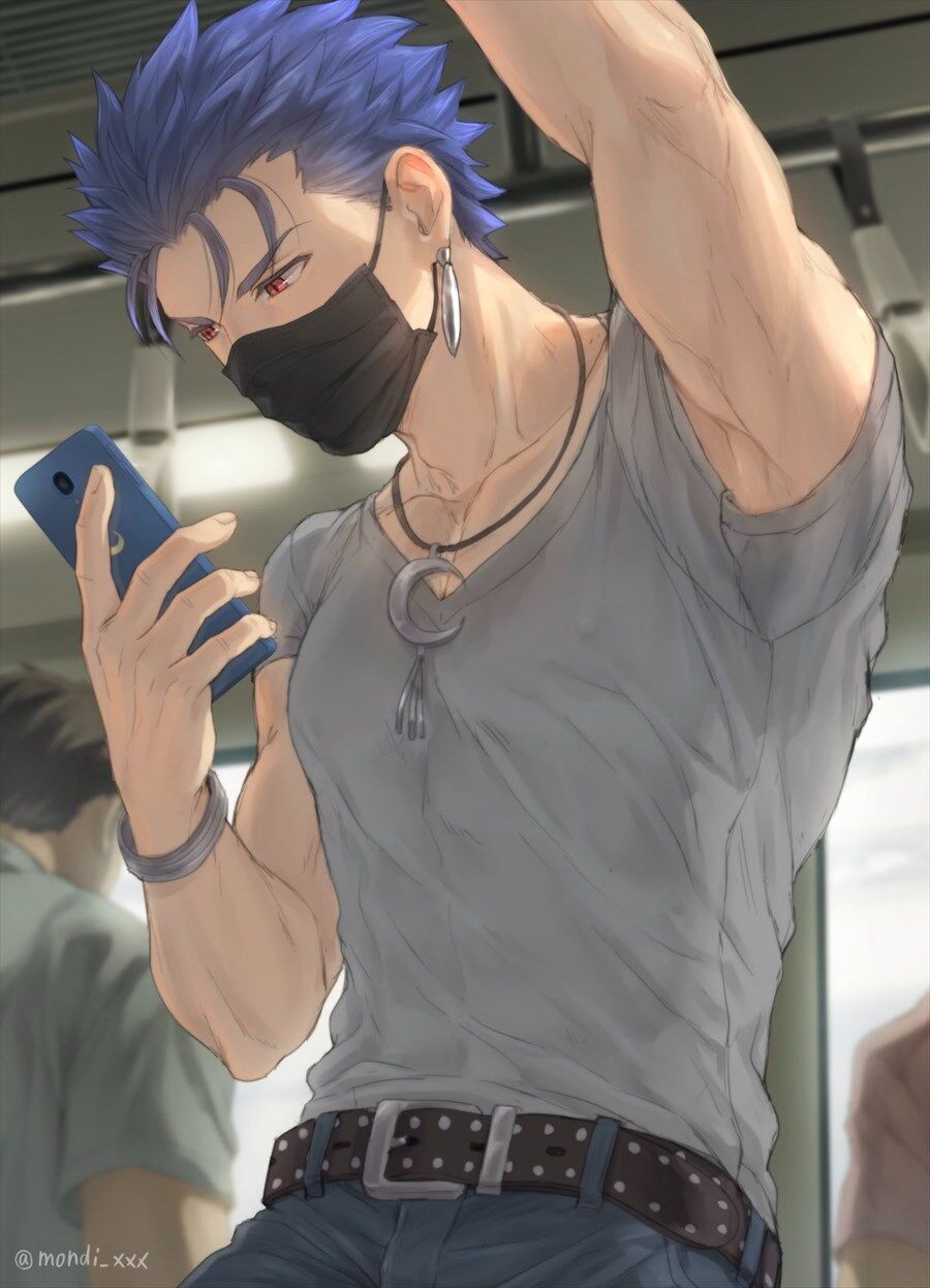 Fgo 電車に乗っている黒マスクなランサー兄貴 イケメンすぎるだろ 2chゲームまとめアンテナ Fgo 電車に乗っている黒マスクなランサー兄貴 イケメンすぎるだろ 2chゲームまとめアンテナ