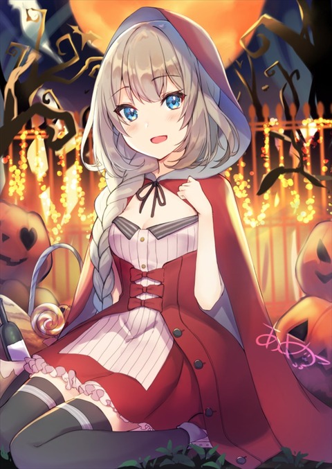 Fgo ハロウィンマリーイラスト 赤ずきん衣装のマリーすこ