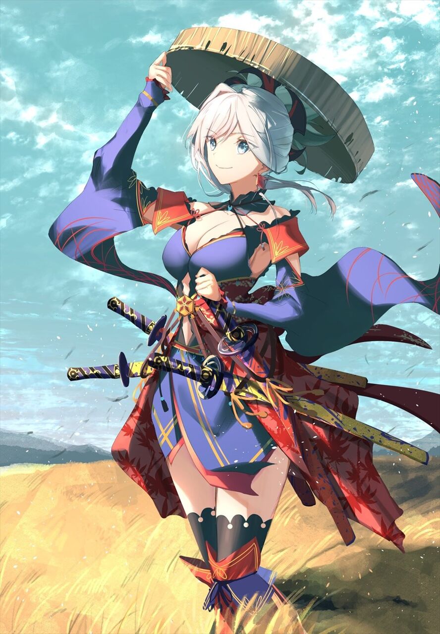 Fgo へりがるさんの旅人武蔵ちゃんイラスト 旅人武蔵ちゃんいいね