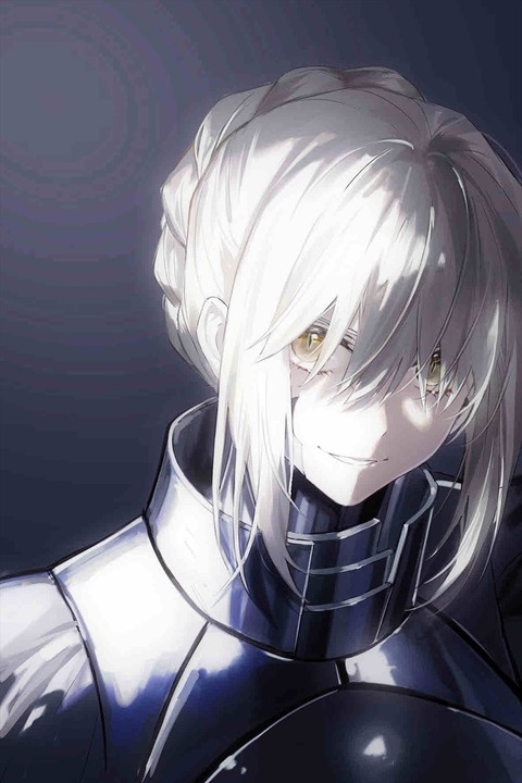 Fgo 不敵に笑う黒王イラスト 鎧姿の黒王様かっこいいです Fgoまとめ カルデア速報