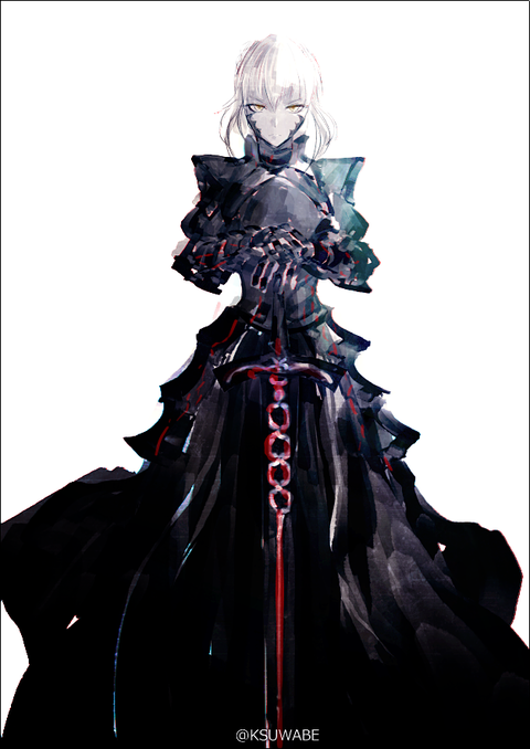 Fgo ケースワベさんの黒王イラスト 鎧の質感良すぎ Fgoまとめ カルデア速報
