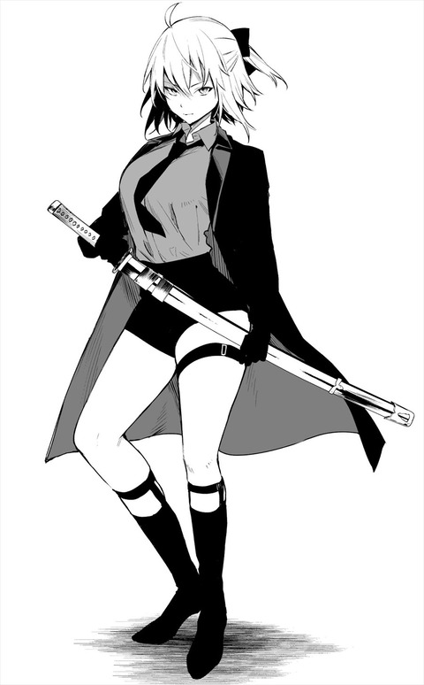 Fgo スーツ沖田さんイラスト イケメンすぎる Fgoまとめ カルデア速報 Fgo スーツ沖田さんイラスト イケメンすぎる Fgoまとめ カルデア速報