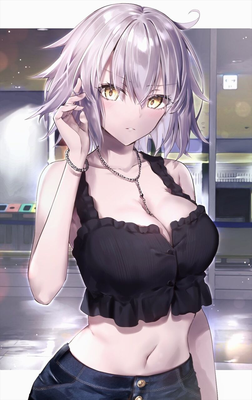 Fgo はねゆきさんの私服の邪ンヌイラスト へそ出しスタイル最高 Fgo はねゆきさんの私服の邪ンヌイラスト へそ出しスタイル最高