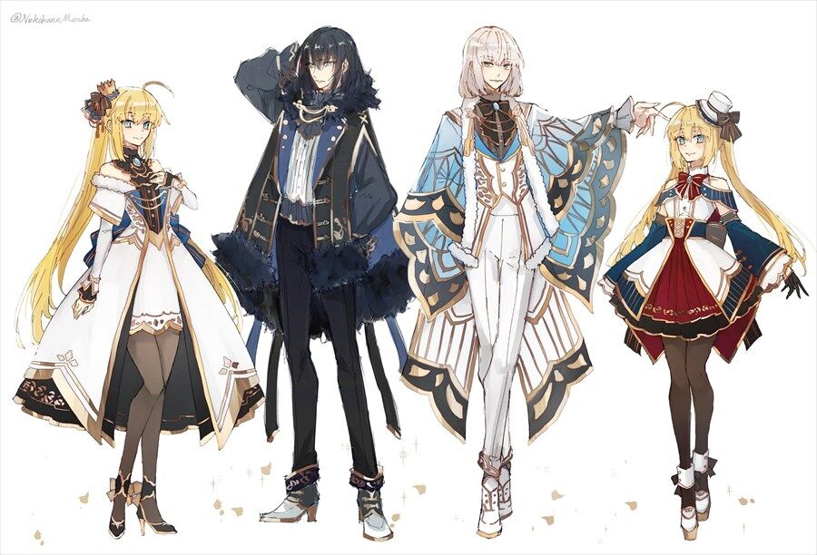 Fgo オシャレ服装なオベロン キャストリア どの服装も素晴らしいですね