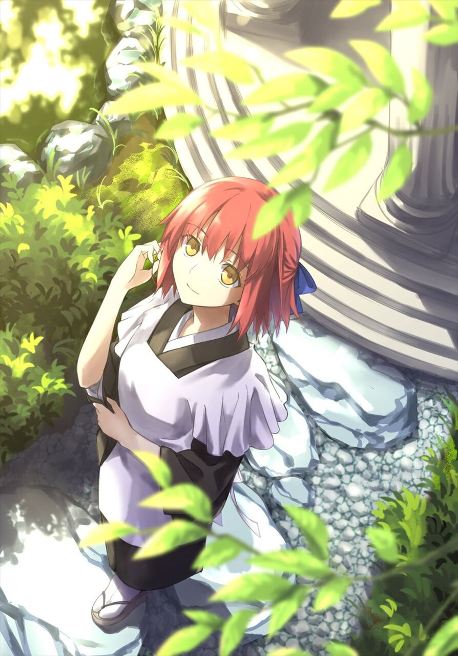 月姫 庭を散歩する琥珀さんイラスト 琥珀さん可愛いです 2chゲームまとめアンテナ 月姫 庭を散歩する琥珀さんイラスト 琥珀さん可愛いです 2chゲームまとめアンテナ