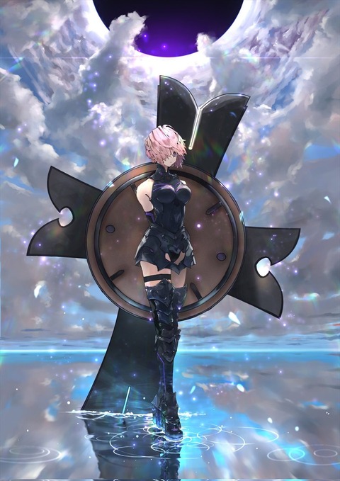 Fgo 鎧姿のマシュイラスト 後ろの盾がかっこいいです Fgoまとめ カルデア速報