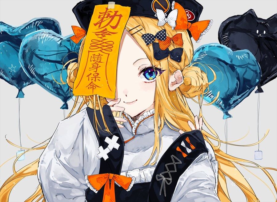 Fgo キョンシー姿のアビーちゃんイラスト 仮装似合ってるよアビーちゃん Fgoまとめ カルデア速報