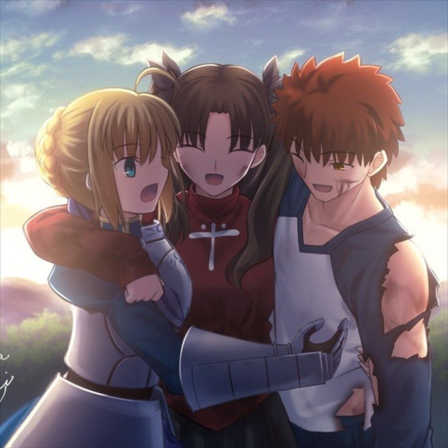 Fate Sn Ubwルートのグッドエンドのイラスト Snといえばこの三人ですよね Fgo Fate Grand Order の最新情報あつめました Fate Sn Ubwルートのグッドエンドのイラスト Snといえばこの三人ですよね Fgo Fate Grand Order の最新情報あつめました