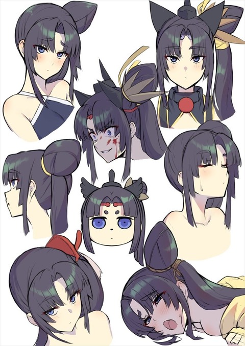 Fgo Pintaさんのいろいろな表情の牛若丸イラスト どの牛若丸も素敵です Fgoまとめ カルデア速報