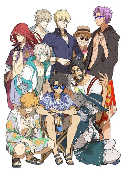 Fgo ワダアルコさんの水着鯖集合イラスト やっぱ水着鯖最高 Fgoまとめ カルデア速報 Fgo ワダアルコさんの水着鯖集合イラスト やっぱ水着鯖最高 Fgoまとめ カルデア速報