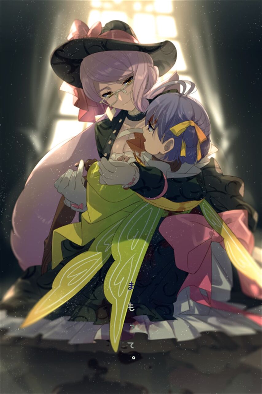 Fgo ムリアンを抱きかかえるコヤンスカヤイラスト このコンビもなかなか好きだったわ