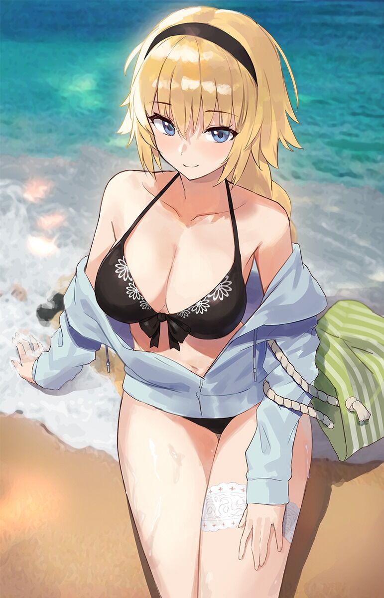Fgo Seonさんの水着ジャンヌイラスト 黒ビキニのお姉ちゃん好きすぎる Fgo Seonさんの水着ジャンヌイラスト 黒ビキニのお姉ちゃん好きすぎる