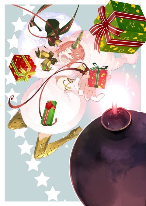 Fgo 岡崎武士さんのサンタフランちゃんイラスト フランちゃんサンタさん頑張ってね Fgoまとめ カルデア速報