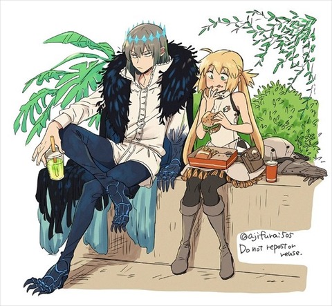 Fgo 現代フードを食べるキャストリア オベロン キャストリアは美味そうに食べるなぁ Fgoまとめ カルデア速報