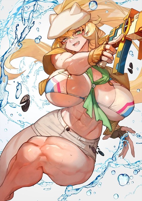 【FGO】lackさんの水着バゲ子イラスト！！　ビキニのバゲ子いいですね！！