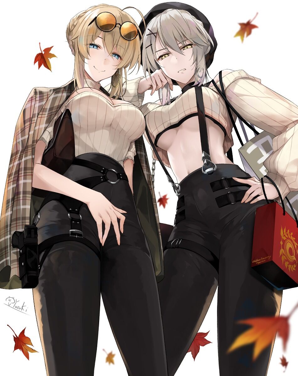 Fgo 秋服のw槍王イラスト このアングル 最高です