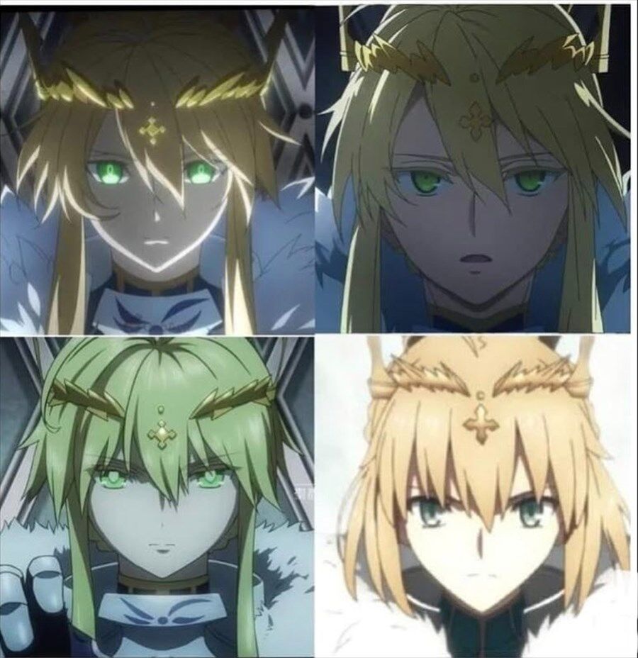 Fgo 獅子王のアニメイラスト差分 右下が一番好きだけど獅子王っぽいのは左上かな Fgo 獅子王のアニメイラスト差分 右下が一番好きだけど獅子王っぽいのは左上かな