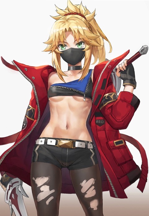 Fgo パンクなファッションをしたモードレッドイラスト 黒マスクすこだ Fgoまとめ カルデア速報 Fgo パンクなファッションをしたモードレッドイラスト 黒マスクすこだ Fgoまとめ カルデア速報