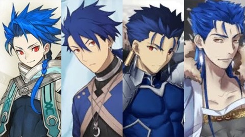 Fgo クーフーリンシリーズ並べてみた結果 成長アルバムだなw Fgoまとめ カルデア速報 Fgo クーフーリンシリーズ並べてみた結果 成長アルバムだなw Fgoまとめ カルデア速報