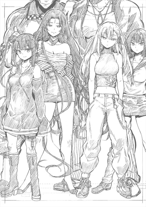 Fgo こじまたけしさんのキアラ カーマ 楊貴妃 スカディ レオニダス スパルタクス イラスト キアラ カーマのお話待ってます Fgoまとめ カルデア速報