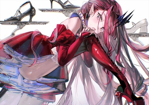 Fgo Rumoonさんの妖精騎士トリスタンイラスト ヒールを見せつけてくるポーズいいね Fgoまとめ カルデア速報