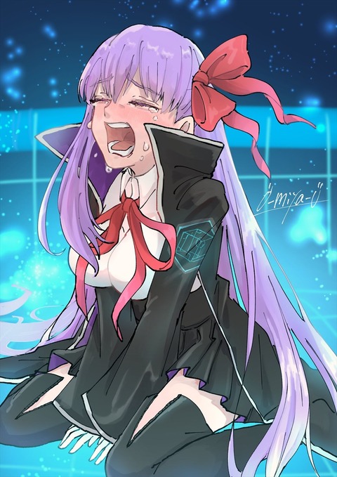 Fgo ガチ泣きのbbちゃんイラスト 今回はbbちゃんの泣き顔が見られて満足 Fgoまとめ カルデア速報