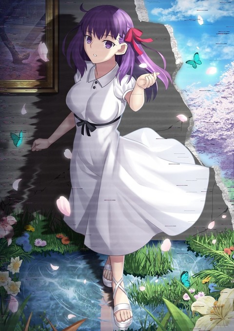 Fgo Mishiroさんの桜生誕祭イラスト 通常桜も黒桜もどちらも好きです Fgoまとめ カルデア速報