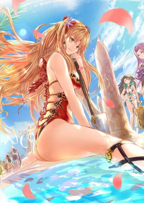 【FGO】水着のエレちゃんイラスト！！　来年はエレちゃん水着来るかな？
