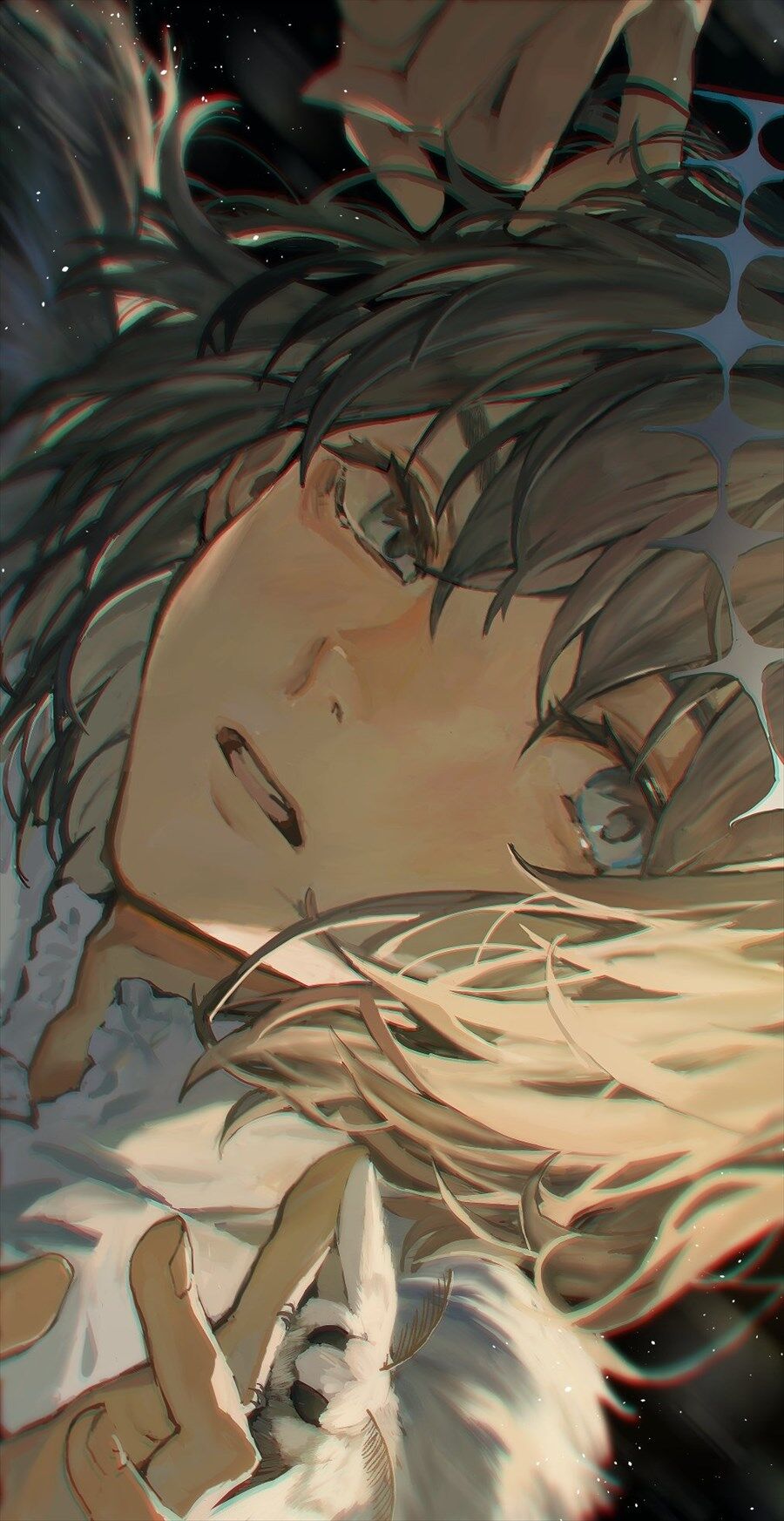 Fgo めばるさんのオベロンイラスト ダーク ライトなの良いね 2chゲームまとめアンテナ