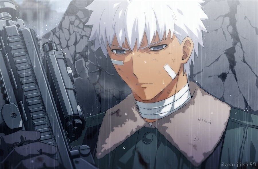 Fgo 紛争地帯でのエミヤイラスト 雨がやまない 2chゲームまとめアンテナ