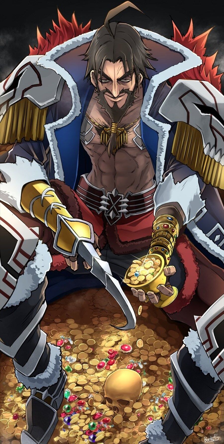 Fgo 財宝の上に腰掛ける黒ひげイラスト 顔が悪すぎる Fgo 財宝の上に腰掛ける黒ひげイラスト 顔が悪すぎる
