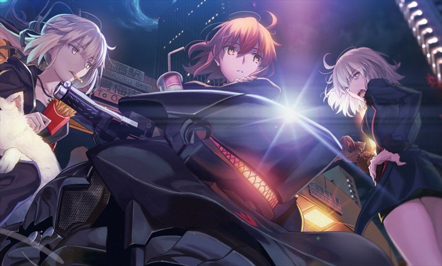 Fgo 新宿衣装のぐだ子 黒王 邪ンヌ 新宿のこの三人かっこよすぎる