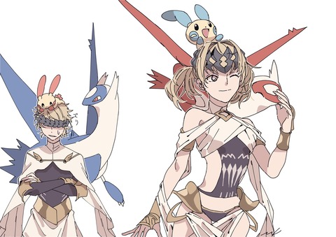 Fgo ポケモン達とサーヴァント ディオスクロイとラティオス ラティアスいいね Fgoまとめ カルデア速報