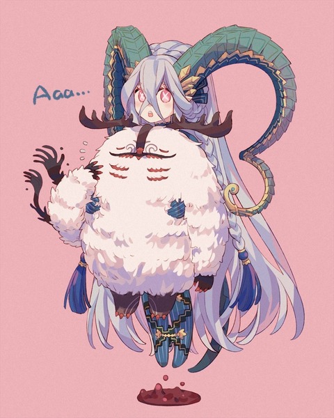 Fgo ケルヌンノスを抱きかかえるティアマトさんイラスト 巨大敵コンビ いい Fgoまとめ カルデア速報
