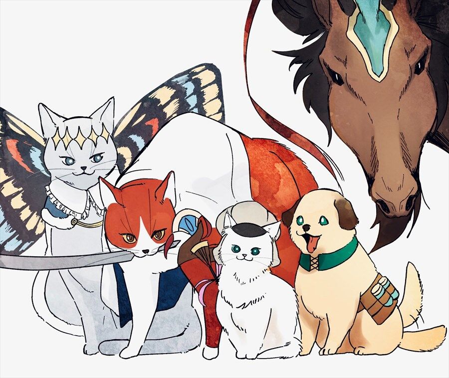 Fgo 猫化した6章カルデア組サーヴァント達 馬が混じってますねぇ