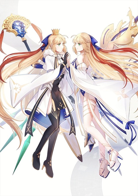 【FGO】A・AとAAAイラスト！！　二人とも神秘的です！！