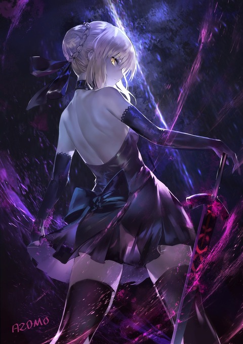 Fgo 黒王イラスト 背中がセクシーすぎる Fgo 黒王イラスト 背中がセクシーすぎる