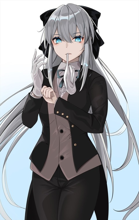 Fgo 執事服のモルガン様イラスト 執事モルガン様かっこいいです Fgoまとめ カルデア速報