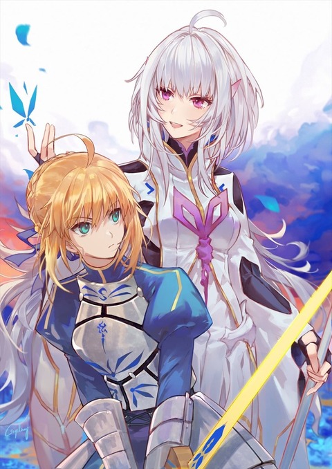 Fgo プロトマーリン アルトリアイラスト 早くfgoに来て絡んでほしい Fgoまとめ カルデア速報