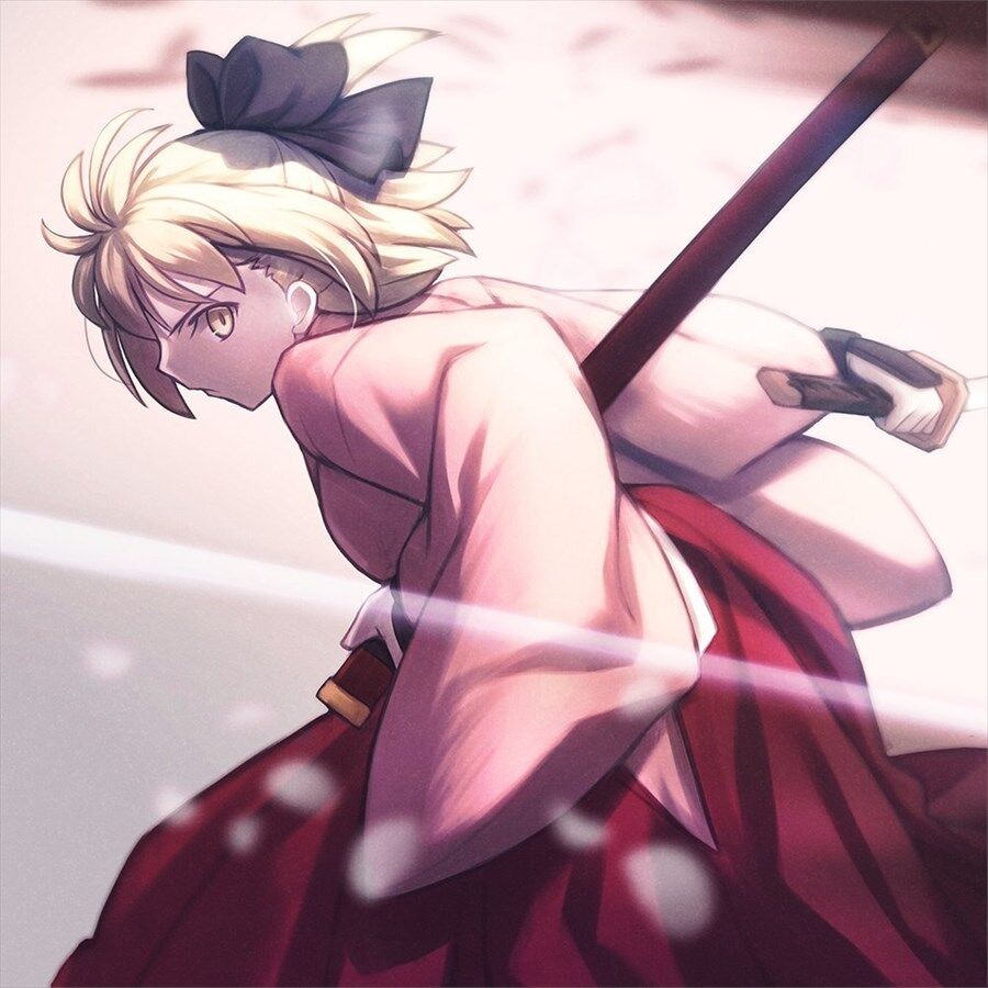 Fgo 桜の剣士 沖田さんイラスト 袴 刀の組み合わせいいですね