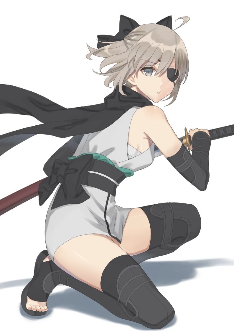 Fgo 眼帯沖田さんイラスト イケメン度が増してます