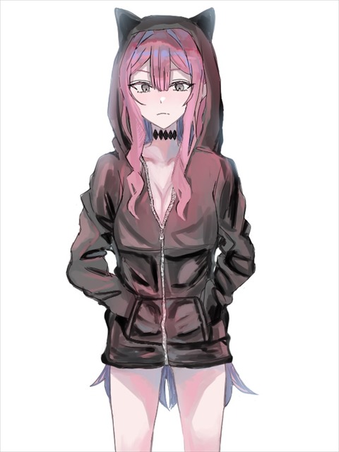 Fgo 部屋着トリ子イラスト 猫耳パーカーが可愛いです Fgoまとめ カルデア速報