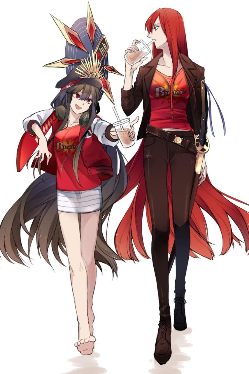 Fgo 魔王ノッブにもバスターtシャツを着せる水着ノッブ ここは常夏の島ルルハワじゃぞ