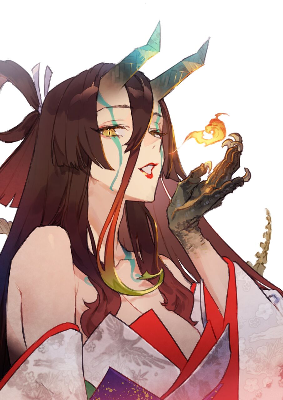 Fgo レクイエムイラストレーターnocoさんの鬼女紅葉イラスト 人型モミさん美しすぎる
