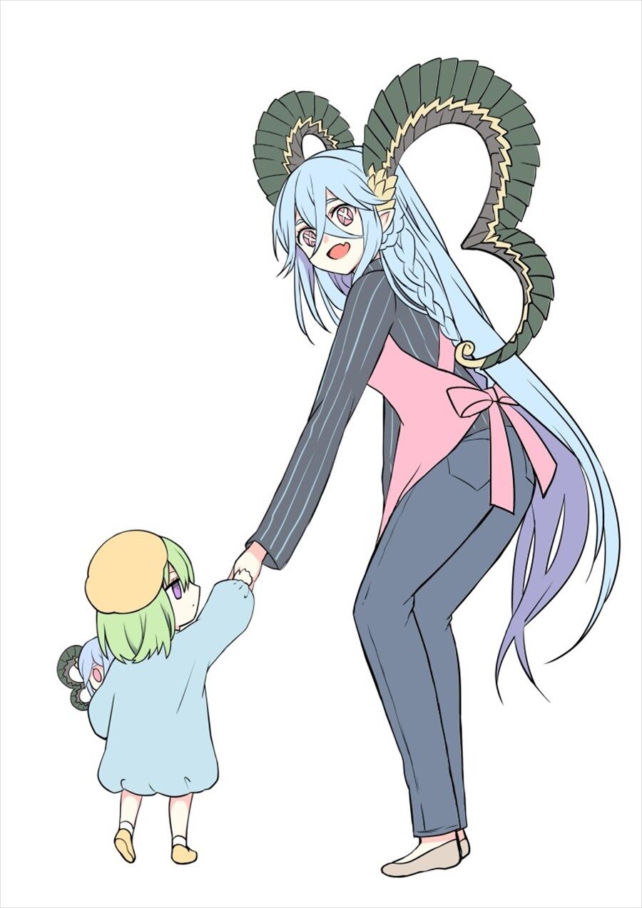Fgo ティアマトママとキングゥの成長イラスト 背が伸びていくキングゥいいね Fgo ティアマトママとキングゥの成長イラスト 背が伸びていくキングゥいいね